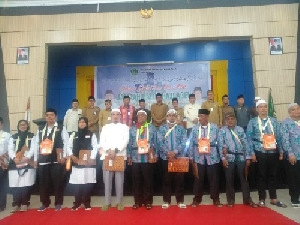 200 Calon Haji Kloter 8 Embarkasi Aceh Besar Masuk Asrama Haji