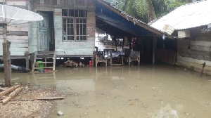 Banjir Landa Dua Gampong di Aceh Utara