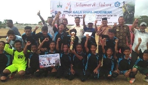 SMPN 1 Jangka Juara Sepak Bola Gala Siswa Indonesia
