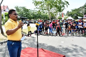 Perdana di Banda Aceh, Aminullah Gelar Kejuaraan Sepatu Roda