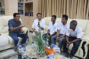 Pemerintah Aceh Pulangkan Tiga Nelayan Aceh Timur dari Malaysia