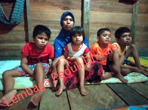 Tiga Bersaudara keluarga Miskin di Aceh Timur Mengalami Lumpuh