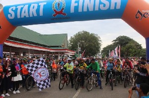 Ribuan Peserta Ikuti Sepeda Santai ISSI Aceh