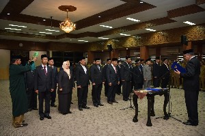 Plt Gubernur Aceh Lantik 548 Pejabat