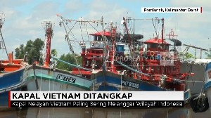 KKP Kembali Tangkap Kapal Vietnam dan Malaysia