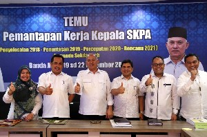 Sekda Pandu SKPA Selesaikan Pekerjaan 2018-2021 Secara Simultan