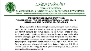 NU dan Muhammadiyah Jatim Beda Sikap soal Imbauan Salam MUI
