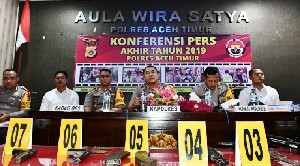 Sepanjang 2019 Jumlah Kasus Menurun, Ini Capaian Kinerja Polres Aceh Timur