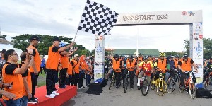 Sekda Aceh Lepas Ribuan Peserta Sepeda Santai