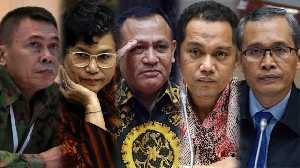 Presiden Jokowi Lantik Lima Pimpinan KPK