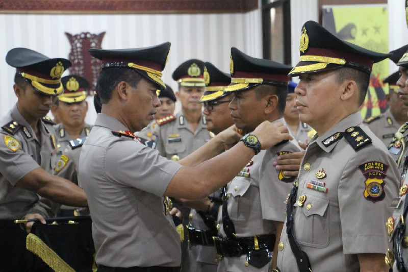 Ini Dua Pejabat Utama Polda Aceh dan Tujuh Kapolres yang Diganti