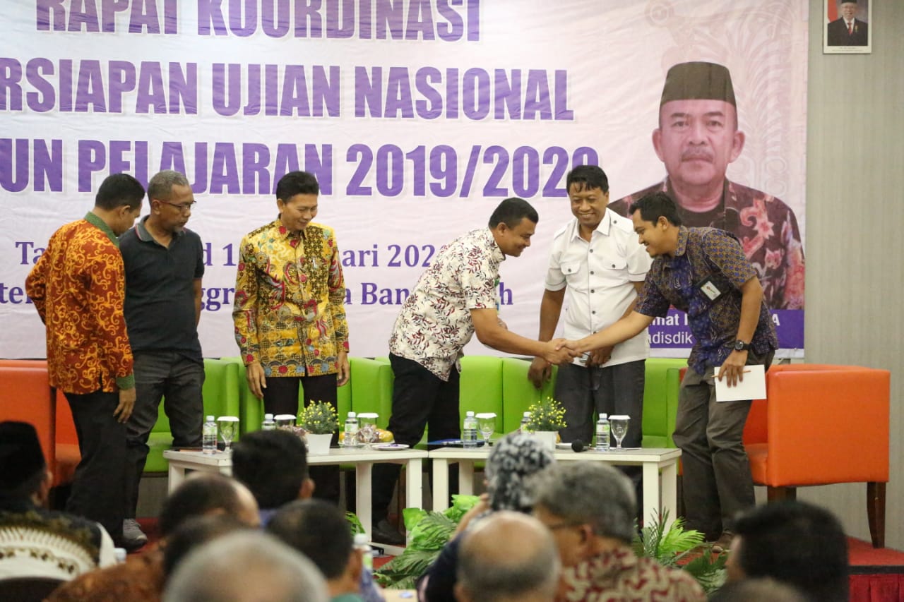Disdik Aceh Gelar Rakor UN Tahun Pelajaran 2019/2020