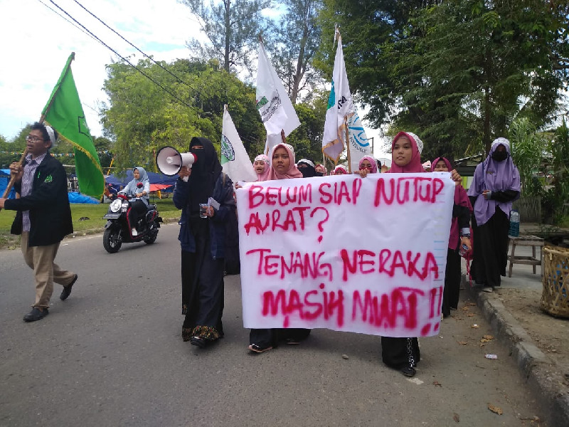 Gerakan Menutup Aurat, FSLDK Aceh Gelar Serangkaian Agenda Serentak di Lima Wilayah