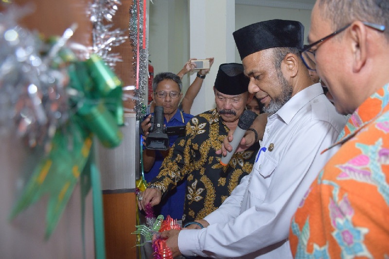 Wakil Bupati Aceh Tamiang Resmikan Lift untuk Penyandang Disabilitas