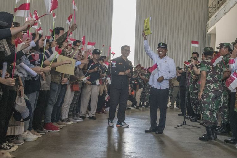 WNI yang Diobservasi di Natuna Tiba di Jakarta