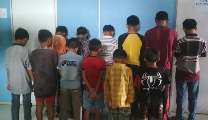 Liburan di Warnet Saat Wabah Corona, 19 Pelajar Diamankan Satpol PP Aceh Tamiang