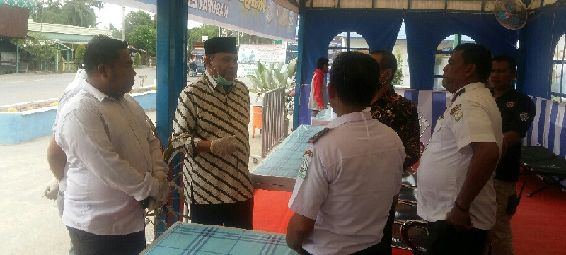 Tinjau Posko Penanggulangan Corona di Tamiang, Ini Kata Senator Asal Aceh