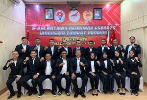Pengurus ESI Aceh Dilantik, Muhammad Abduh: Tahun Fokus Cari Atlet