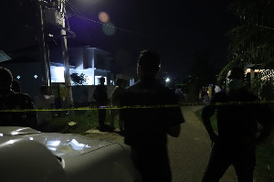 Rumah Plt Kepala ULP Aceh Digranat, Polisi Masih Melakukan Identifikasi di Lokasi Kejadian