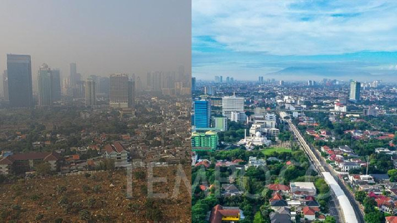 Gunung Gede dan Salak Terlihat dari Jakarta, Ini Penjelasan Walhi