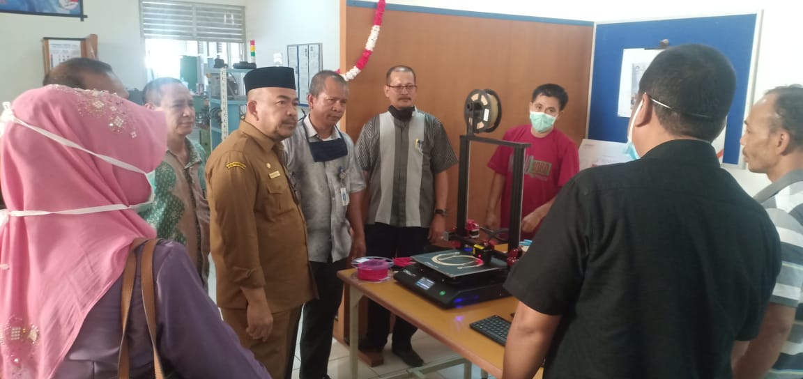 Pelajar SMKN 2 Banda Aceh Ciptakan Face Shield Mask