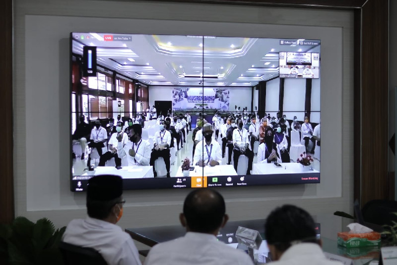Plt Gubernur Pimpin Musrenbang 2021, via Konferensi Video