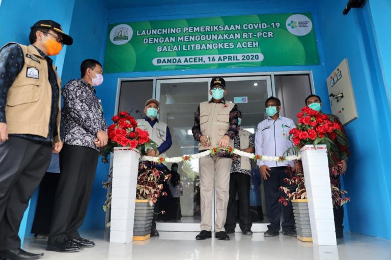 Plt Gubernur Aceh Resmikan Lab Pemeriksaan Sampel Covid-19