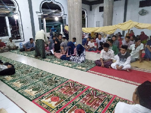 Sambut Ramadan, Warga Merpati Santuni Puluhan Anak Yatim dan Fakir Miskin