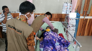 Yayasan Gebetan Bagi Masker untuk Pasien dan Pengunjung RSUD Aceh Tamiang