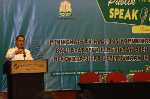 Tingkatkan Kualitas Komunikasi, Diskominfo Aceh Gelar Pelatihan Public Speaking