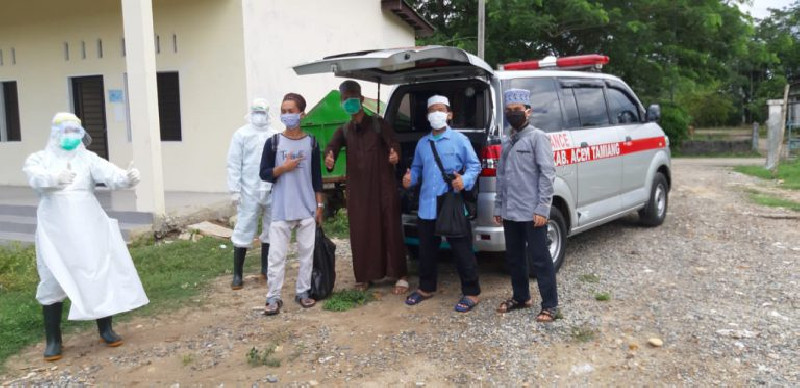 4 Pasien Positif Corona Hasil Rapid Test di Aceh Tamiang Dirujuk ke RSUZA