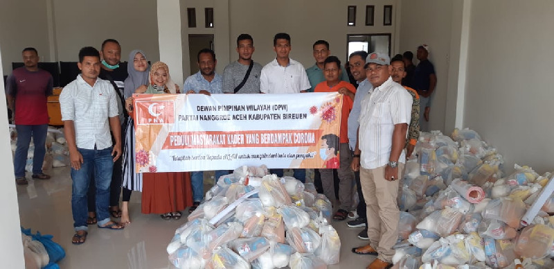 DPW PNA Bireuen Bagikan Paket Sembako Ramadan