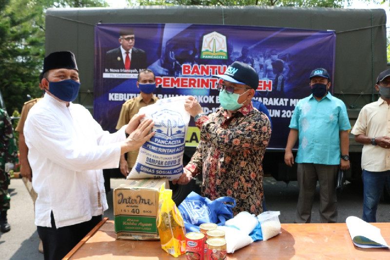 Langsa Terima 2.031 Paket Sembako dari Pemerintah Aceh