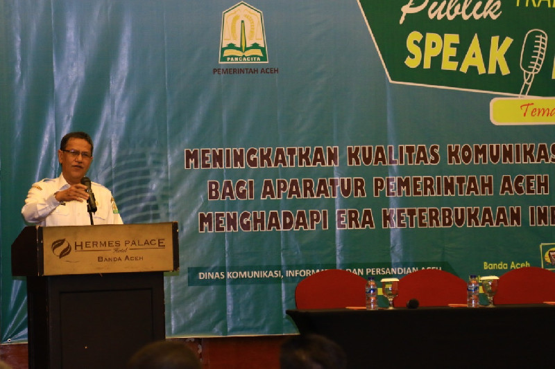 Tingkatkan Kualitas Komunikasi, Diskominfo Aceh Gelar Pelatihan Public Speaking