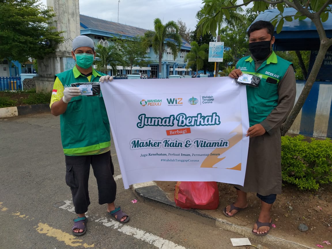 WIZ Aceh Salurkan Bantuan Masker untuk Tenaga Medis