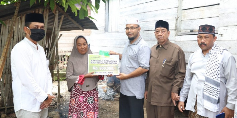 Baitul Mal Aceh Berikan Bantuan Ramadan Bagi 4000 Masyarakat Miskin