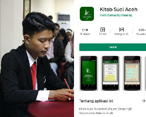 Terkait Aplikasi 'Kitab Suci Aceh' Terjemahan Injil, DPP Pemuda Cinta Aceh Surati Google