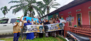 Relawan Gebetan Salurkan Bantuan untuk Korban Banjir Bandang Aceh Tengah