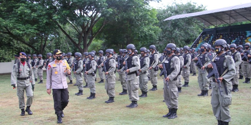 Sebanyak 196 Personil Satbrimob BKO Ke Papua, Ini Pesan Kapolda Aceh