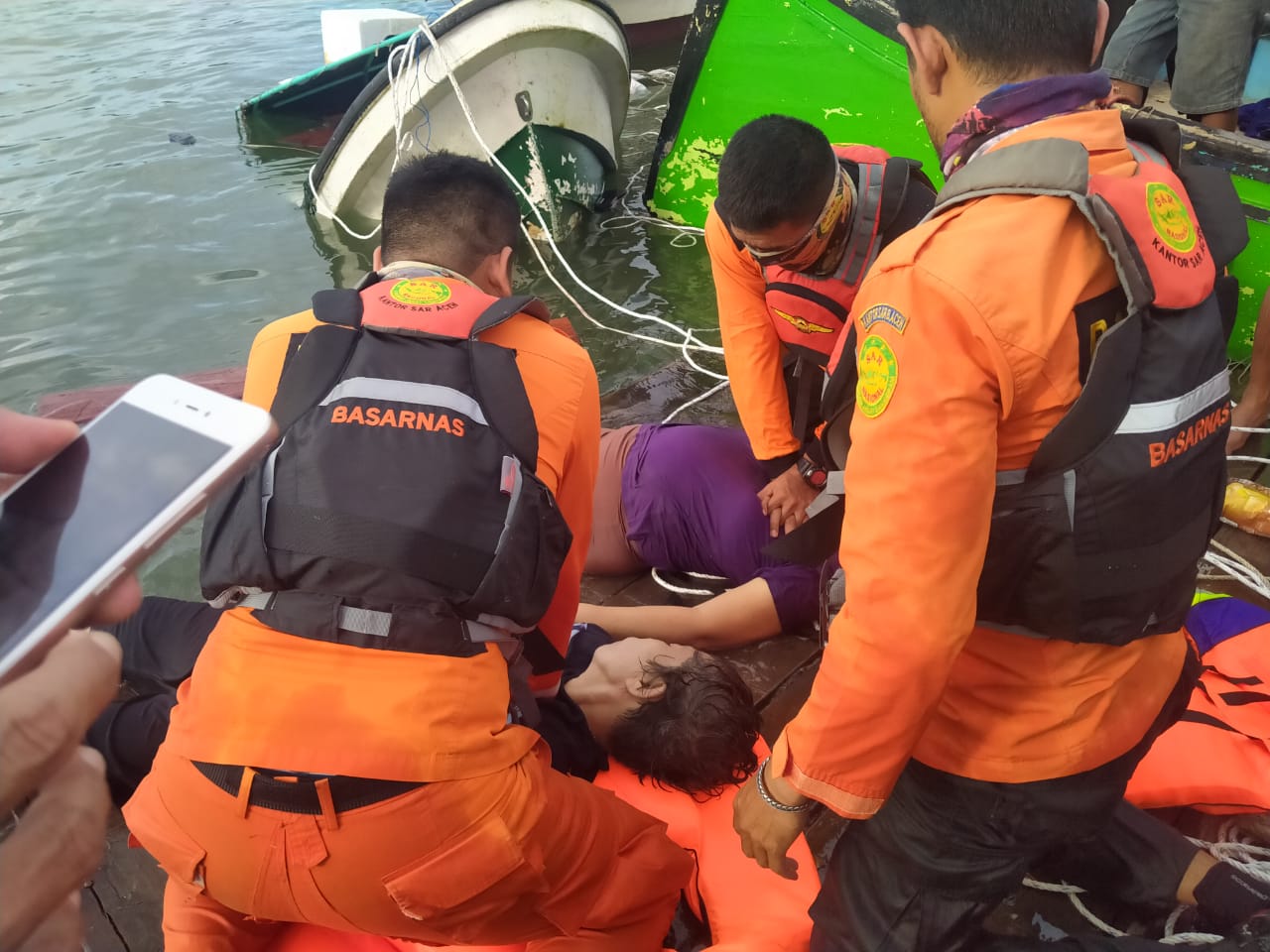 Boat Rombongan Tionghoa Tenggelam, Dua Orang meninggal Dunia