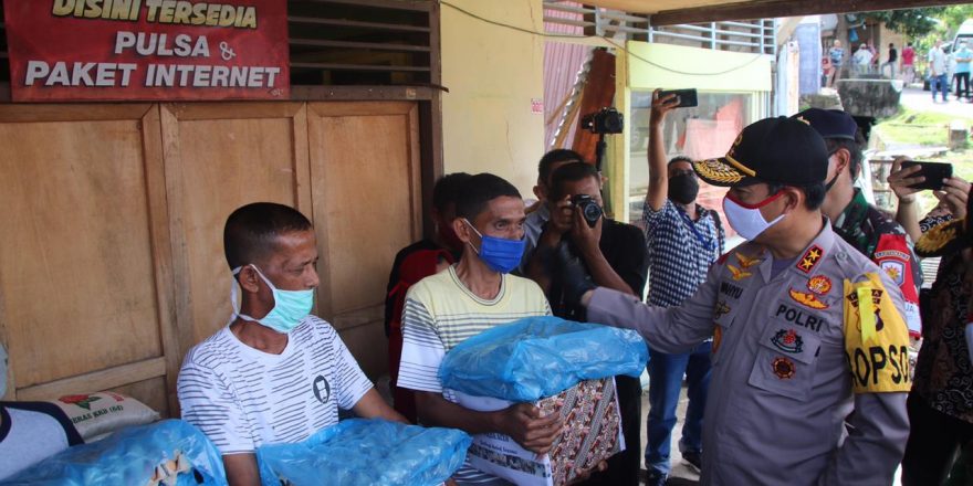 Kapolda Aceh Salurkan Bantuan untuk Korban Gempa Sabang