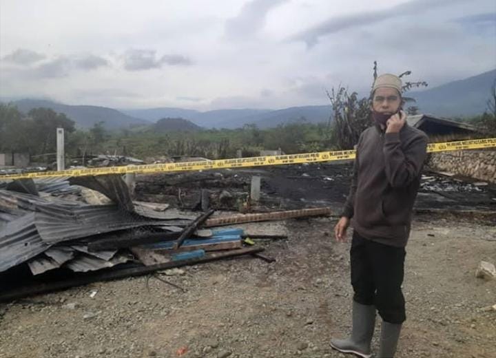 Anggota Komisi I DPRA Bardan Sahidi Kunjugi Lokasi Kebakaran di Aceh Tengah