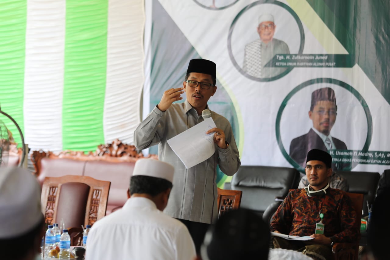 Kadis Dayah Aceh Minta Dayah di Aceh Harus Bisa Gunakan E-Datuda