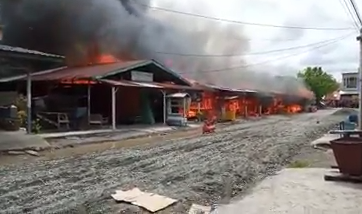 8 Bangunan Hangus Terbakar di Aceh Barat