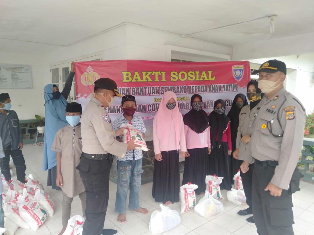 Menjelang Idhul Adha, Polresta Banda Aceh Salurkan 54 Paket Bantuan Sosial untuk Anak Yatim