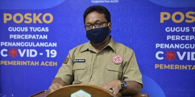 Kasus Covid-19 di Aceh Bertambah 3 Orang, Satu Dinyatakan Sembuh