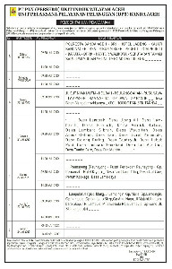 Ini Jadwal Pemadaman Bergilir yang DIkeluarkan PT PLN Induk Wilayah Aceh