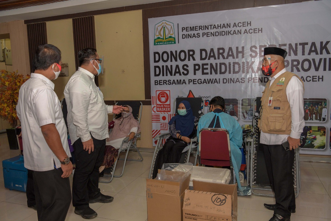 3.836 Kantong Terkumpul pada Aksi Donor Darah ASN Pemerintah Aceh
