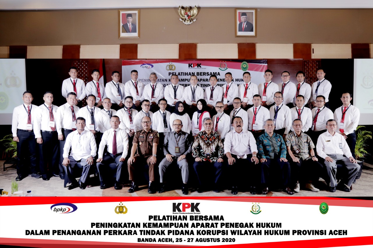 KPK Adakan Pelatihan Peningkatan Kemampuan Penegak Hukum di Wilayah Aceh