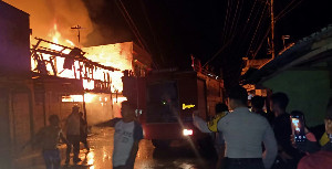 Dilalap Si Jago Merah, Enam Ruko di Aceh Tamiang Ludes Terbakar